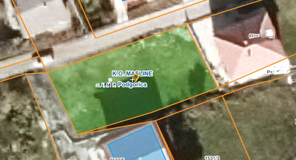Plot for sale in Masline, Podgorica